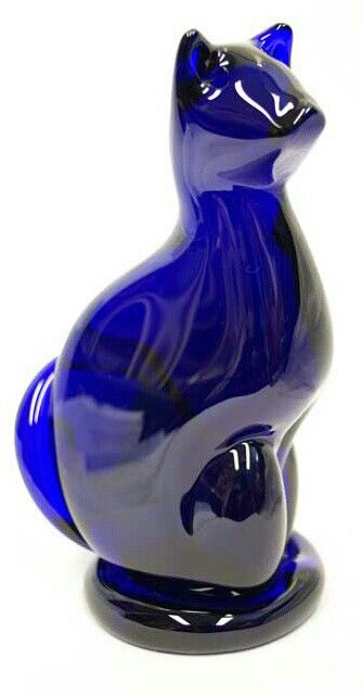 Gato azul em murano - Fonte: Pinterest