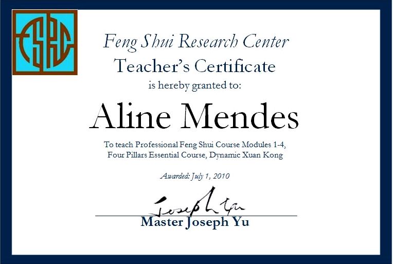Diploma FSRC Aline Mendes