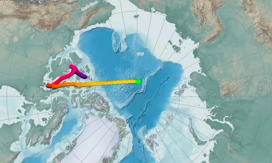 Deslocamento do Polo Norte Magnético